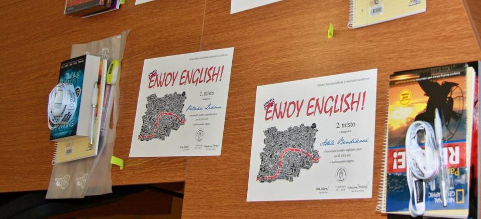 Enjoy English! Máme 1. a 3. místo