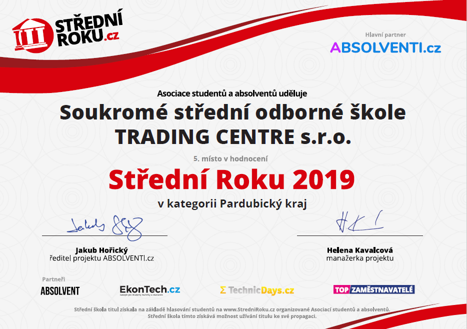 Střední roku 2019
