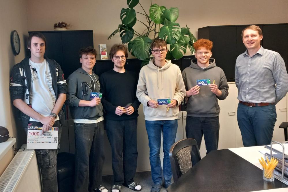 Ocenění žáků za úspěšnou reprezentaci školy