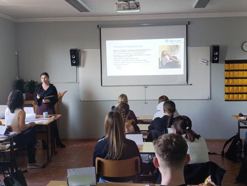 Přednáška o finanční gramotnosti s Kristýnou Nešporovou