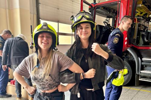 Alarm! Prváci v akci na stanici HZS Litomyšl