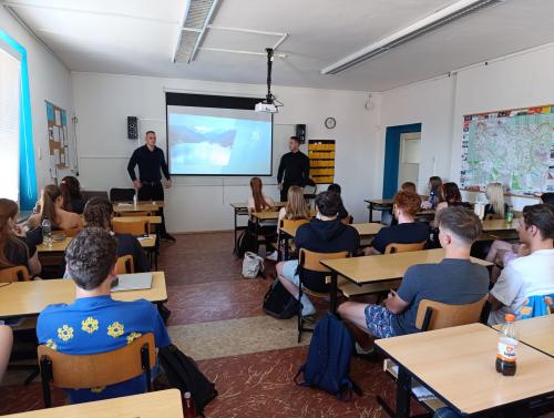 Naši absolventi představili možnosti brigády a stáže v Rakousku