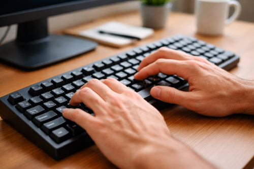 2. kolo korespondenční soutěže v psaní na klávesnici v Pardubickém kraji