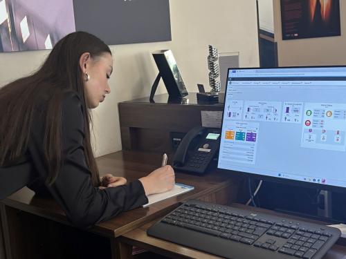 Viktorie Romerová: druhý týden na recepci hotelu ve Vídni
